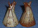 Celebration Teepees glazed desert gold